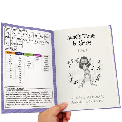 Junior Learning: June Bloom - Phase 5 Decodable Chapter Books, 6 Stories Image 2