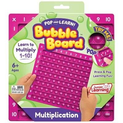 Junior Learning Multiplication Pop and Learn Bubble Board Image 1