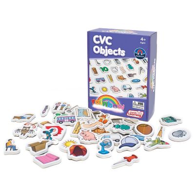 Junior Learning Rainbow Cvc Objects Magnetic Foam Set, 40 Pieces, Ages 4-5 Image 1
