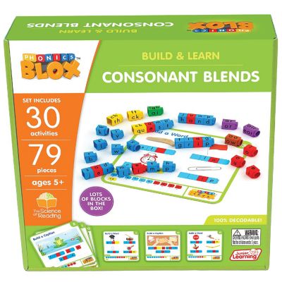 Junior Learning: Rainbow Phonics Blox: Consonant Blends - 5+ Image 1