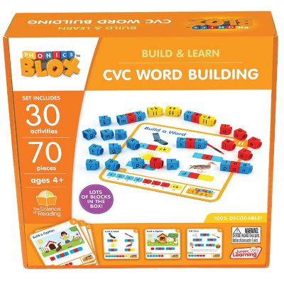 Junior Learning: Rainbow Phonics Blox: Cvc Word Building - 4+ Image 1