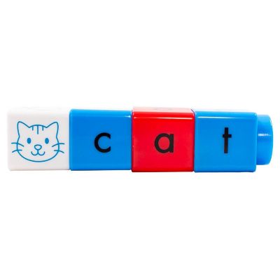 Junior Learning Rainbow Phonics Cvc Blox Set, 70 Color-Coded Blocks Image 1