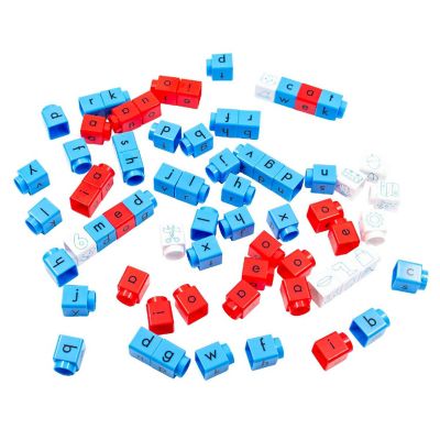 Junior Learning Rainbow Phonics Cvc Blox Set, 70 Color-Coded Blocks Image 2