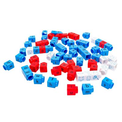 Junior Learning Rainbow Phonics Cvc Blox Set, 70 Color-Coded Blocks Image 3