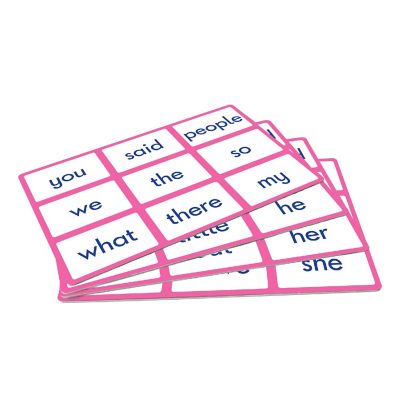 Junior Learning Tricky Word Bingo Educational Learning Game - Match the Words Image 1