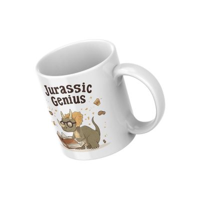 Jurassic Genius Mug by Dancing Littles Jungle Image 1