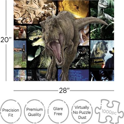Jurassic Park Collage 1000 Piece Jigsaw Puzzle Image 1