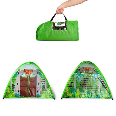 Jurassic Park Gates Indoor Bed Tent Pop-Up Canopy  72 x 36 x 41 Inches Image 1