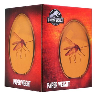 Jurassic Park Mosquito In Amber Resin Paper Weight  Measures 3 Inches Tall Image 2