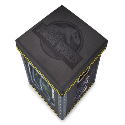 Jurassic World Foldable Storage Bin Cube Organizer with Lid  15 Inches Image 2