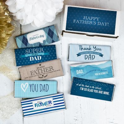 Just Candy Father's Day Candy Gift Box - Hershey's Chocolate Bars (8 bars/box) Image 1