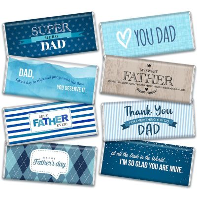 Just Candy Father's Day Candy Gift Box - Hershey's Chocolate Bars (8 bars/box) Image 1
