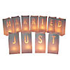 Just Married Paper Luminary Bags - 11 Pc. Image 1