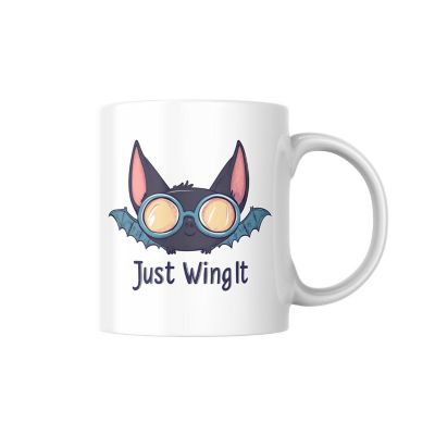 Just Wing It Mug by Dancing Littles Jungle Image 1