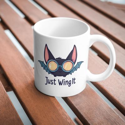 Just Wing It Mug by Dancing Littles Jungle Image 2