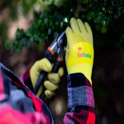 JustForKids Kids Garden Gloves Green Image 3