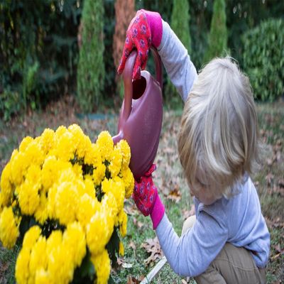JustForKids Soft Jersey Kids Garden Gloves Image 2