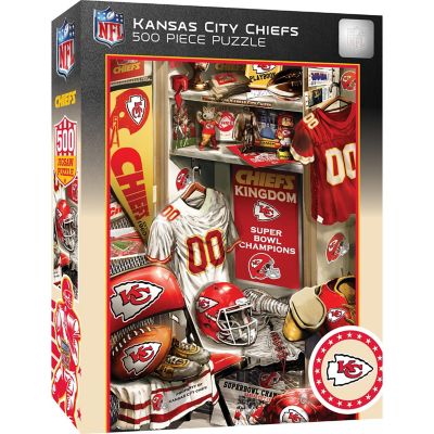 Kansas City Chiefs - Locker Room 500 Piece Jigsaw Puzzle Image 1