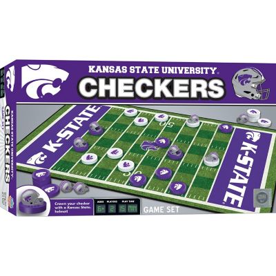 Kansas State Wildcats Checkers Board Game Image 1