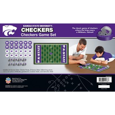 Kansas State Wildcats Checkers Board Game Image 3