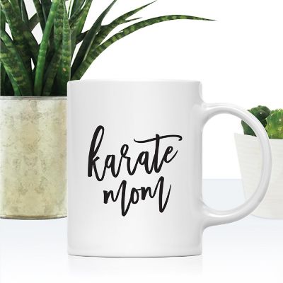 Karate Mom Ceramic Mug Image 1