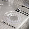 Kaya Collection 10.25" Clear Flair Plastic Dinner Plates (144 Plates) Image 2