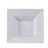 Kaya Collection 12 oz. White Square Plastic Soup Bowls (120 Bowls) Image 1