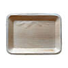 Kaya Collection 13" x 9" Rectangular Natural Palm Leaf Eco-Friendly Disposable Trays (100 Trays) Image 1