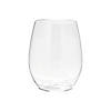 Kaya Collection 16 oz. Clear Elegant Stemless Disposable Plastic Wine Glasses (64 Glasses) Image 1
