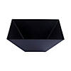 Kaya Collection 3 qt. Black Square Plastic Serving Bowls (24 Bowls) Image 1