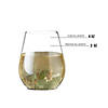 Kaya Collection 4 oz. Clear Stemless Plastic Mini Goblets - 64 Pc. Image 3