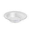 Kaya Collection 5 oz. Clear Flair Plastic Dessert Bowls (180 Bowls) Image 1