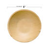 Kaya Collection 5" Round Palm Leaf Eco Friendly Disposable Soup Bowls (100 Bowls) Image 1