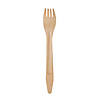 Kaya Collection 6.5" Natural Birch Eco-Friendly Disposable Dinner Forks (600 Forks) Image 1