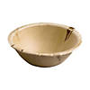 Kaya Collection 6" Round Palm Leaf Eco Friendly Disposable Soup Bowls (100 Bowls) Image 1