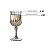 Kaya Collection 8 oz. Crystal Cut Plastic Wine Glasses (48 Glasses) Image 3