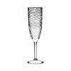 Kaya Collection 8 oz. Crystal Disposable Plastic Champagne Flutes (48 Glasses) Image 1
