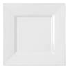 Kaya Collection 8" White Square Plastic Appetizer/ Salad Plates (120 Plates) Image 1