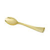 Kaya Collection Gold Disposable Plastic Serving Spoons (60 Serving Spoons) Image 1