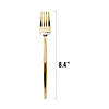 Kaya Collection Shiny Gold Moderno Disposable Plastic Dinner Forks (300 Forks) Image 1