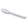 Kaya Collection Shiny Metallic Groove Silver Plastic Spoons (600 Spoons) Image 1