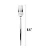 Kaya Collection Shiny Silver Moderno Disposable Plastic Dinner Forks (300 Forks) Image 1