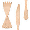 Kaya Collection Silhouette Birch Wood Eco-Friendly Disposable Dinner Knives (600 Knives) Image 3