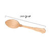 Kaya Collection Silhouette Birch Wood Eco-Friendly Disposable Dinner Spoons (600 Spoons) Image 2