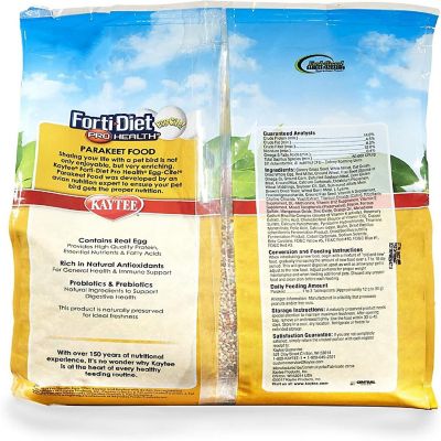 Kaytee #100036921 Forti-Diet Egg-Cite! Parakeet Food, 5 lbs. Image 1