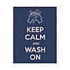 Keep Calm and Wash Your Hands Wall Decal Image 1