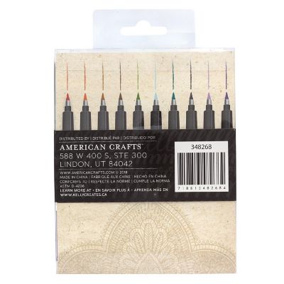 Kelly Creates Small Brush Pens 10/Pkg-Multicolor Set 2 Image 1
