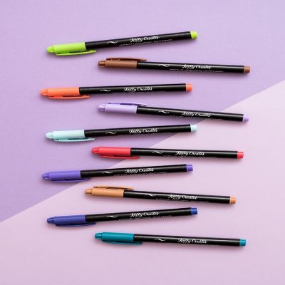 Kelly Creates Small Brush Pens 10/Pkg-Multicolor Set 2 Image 3