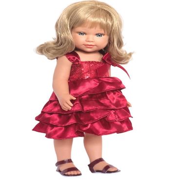 Kennedy and Friends 18" Dolls Red Party Dress Image 1