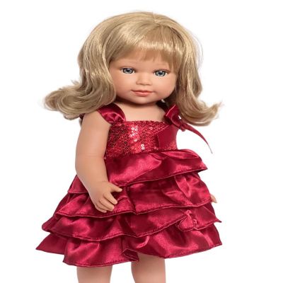 Kennedy and Friends 18" Dolls Red Party Dress Image 1